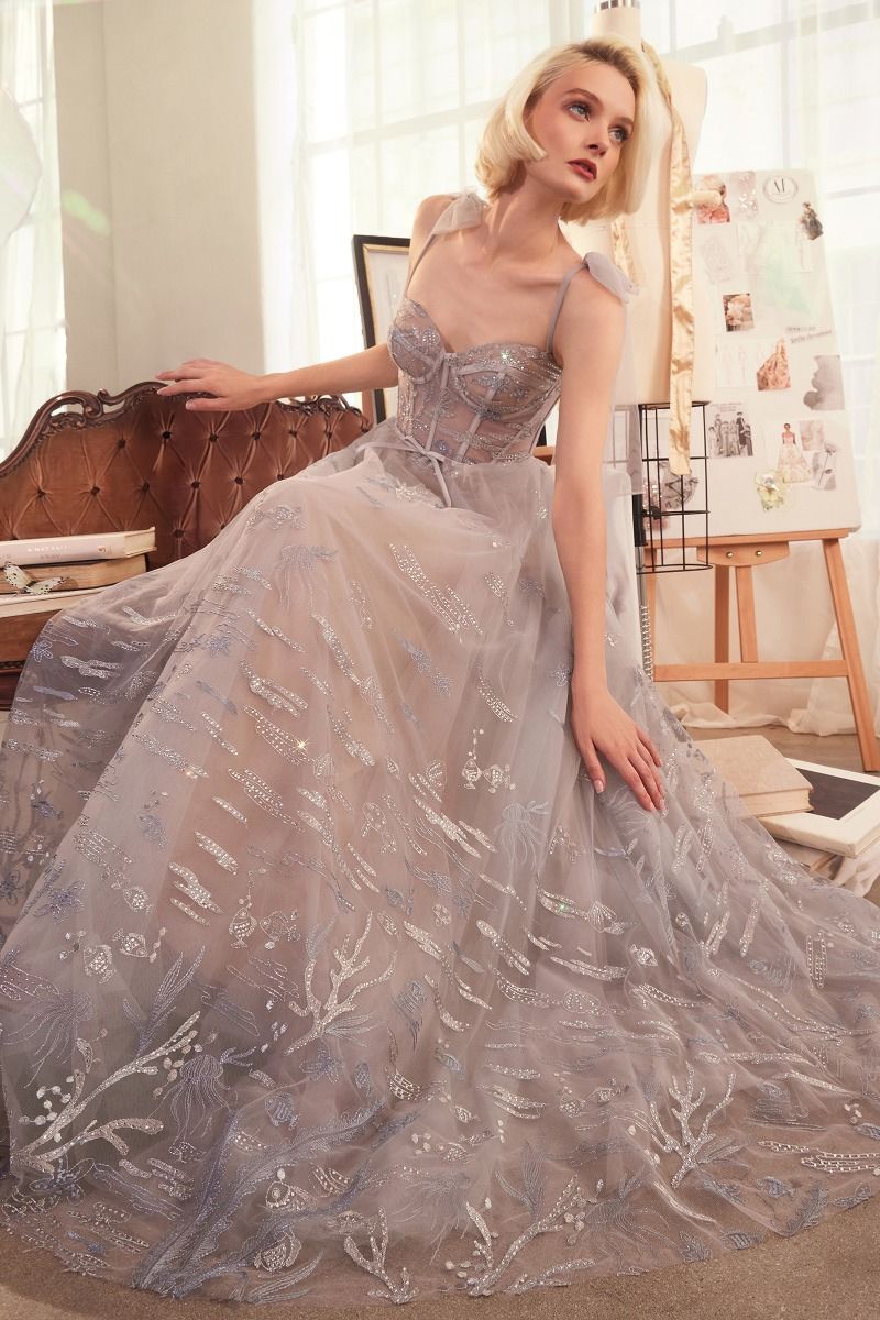 Sweetheart Neckline Layered Tulle Gown by Andrea and Leo A1458 - Special Occasion