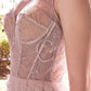 Embroidery V-Neckline A-Line Gown by Andrea and Leo A1459 - Special Occasion