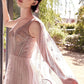 Embroidery V-Neckline A-Line Gown by Andrea and Leo A1459 - Special Occasion