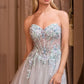 Strapless Sweetheart Neckline Gown by Andrea and Leo A1478 - Special Occasion