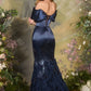 Luxe Satin Mermaid Gown by Andrea and Leo A1482 - Special Occasion