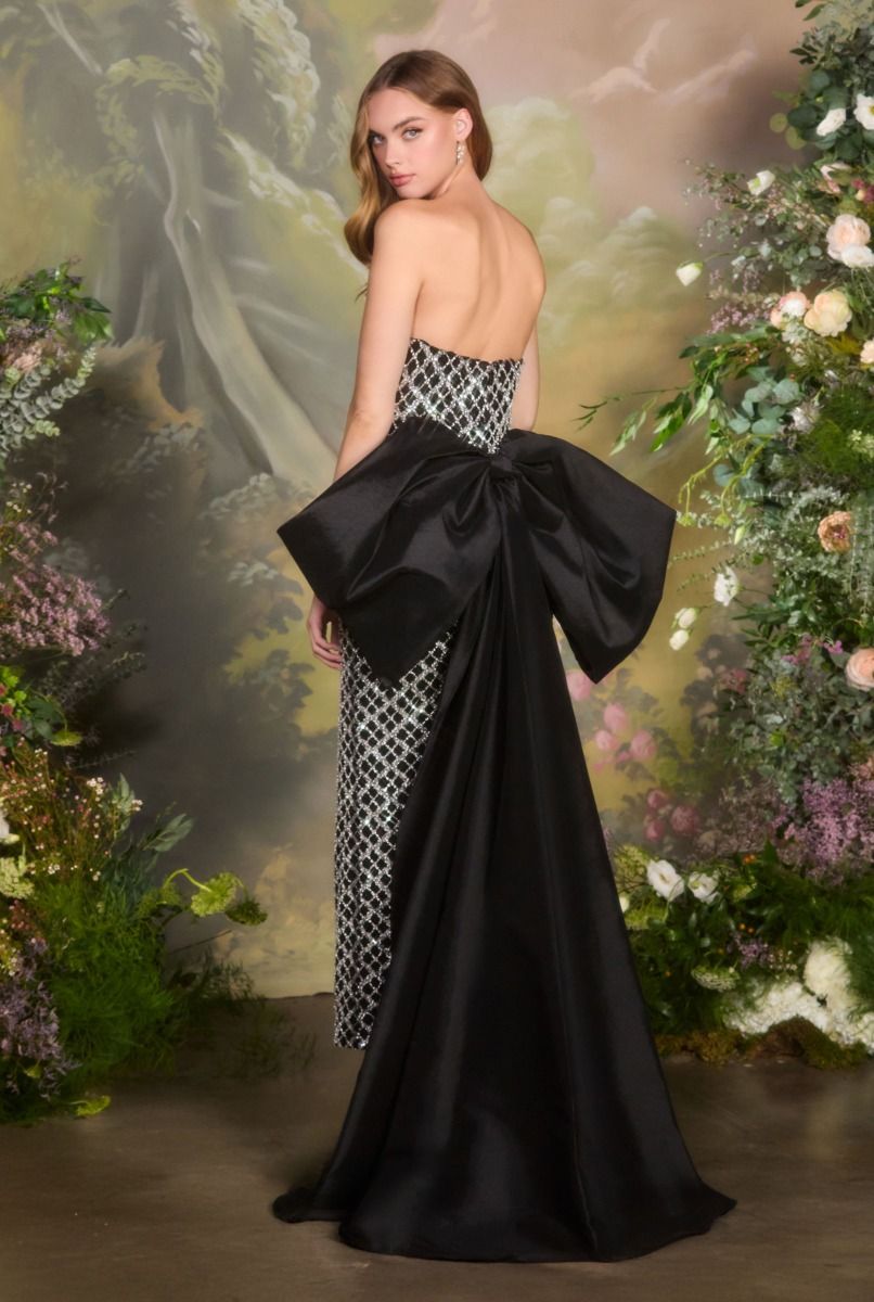 Beaded Strapless Sweetheart Gown by Andrea and Leo A1486 - Special Occasion