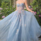 Glitter Illusion Layered Tulle Gown by Andrea and Leo A1490 - Special Occasion
