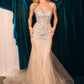Strapless Sweetheart Neckline Gown by Andrea and Leo A1492 - Special Occasion