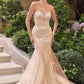 Strapless Sweetheart Neckline Gown by Andrea and Leo A1492 - Special Occasion