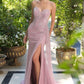 Strapless Sweetheart Leg Slit Gown by Andrea and Leo A1494 - Special Occasion