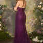 Strapless Draped Bodice Leg Slit Gown by Andrea and Leo A1497 - Special Occasion