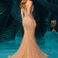Strapless Illusion Neckline Mermaid Gown by Andrea and Leo A1501 - Special Occasion
