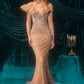 Plunging Sweetheart Layered Tulle Gown by Andrea and Leo A1505 - Special Occasion