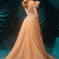 Plunging Sweetheart Layered Tulle Gown by Andrea and Leo A1505 - Special Occasion