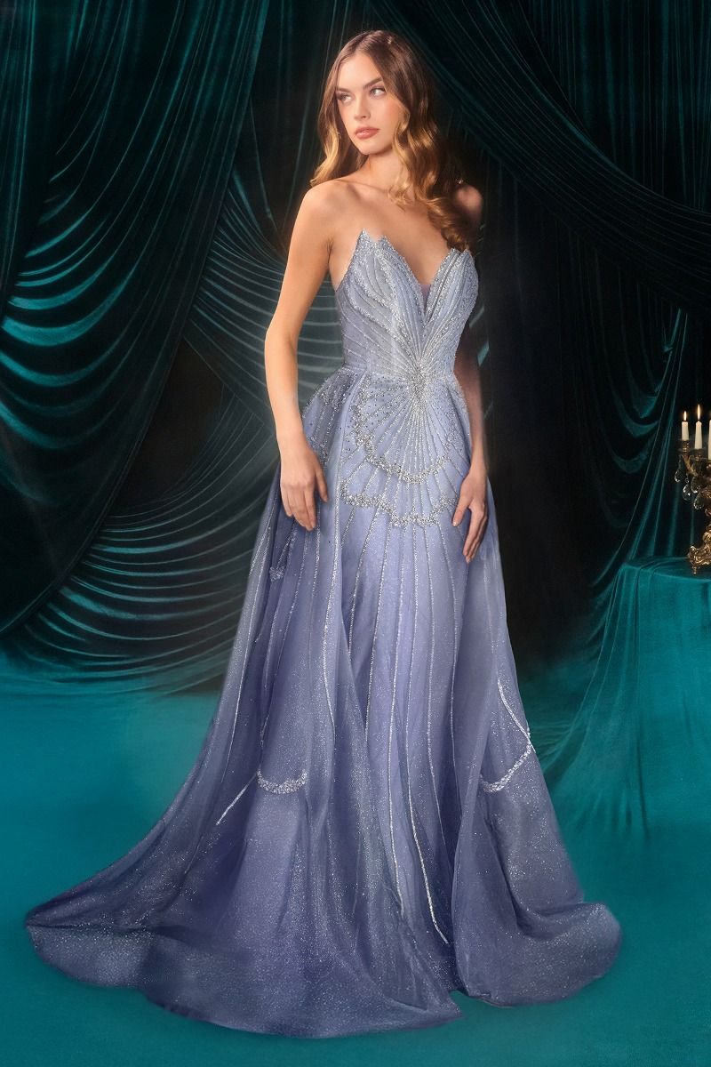 Sculpted Sweetheart Neckline Gown by Andrea and Leo A1508 - Special Occasion