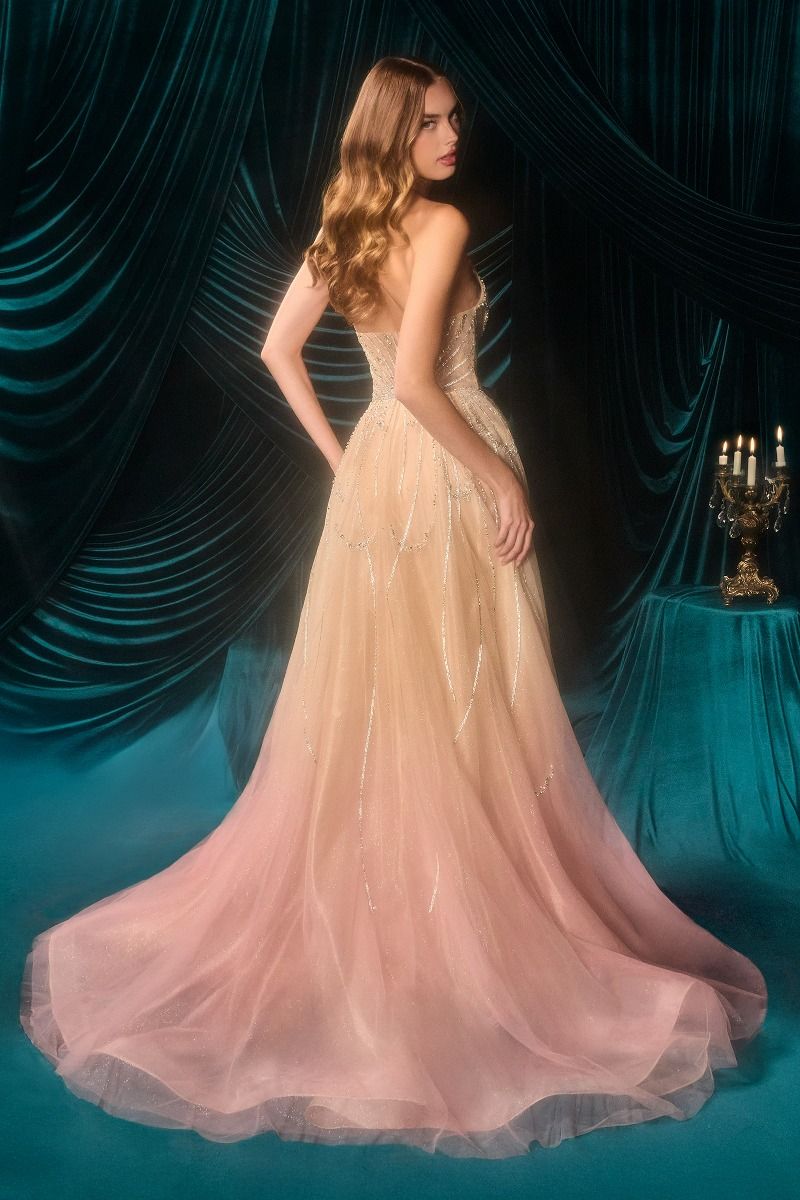 Sculpted Sweetheart Neckline Gown by Andrea and Leo A1508 - Special Occasion