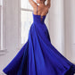 Satin A-Line Straight Neckline Gown by Cinderella Divine B8402 - Special Occasion