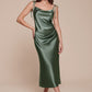 Cinderella Divine - BD103 Slim Fit Satin Midi/Short Dress