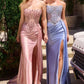 Strapless Illusion Mermaid Gown By Ladivine C169 - Women Evening Formal Gown - Special Occasion