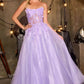 Scoop Neckline A-Line Gown By Ladivine C174 - Women Evening Formal Gown - Special Occasion