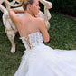 3D Floral Sweetheart Neckline Bridal Gown By Ladivine C174W - Women Evening Formal Gown