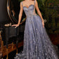 Glitter Corset Ball Gown By Ladivine CB102 - Women Evening Formal Gown - Special Occasion/Curves