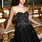 Strapless Ball Gown with Jewel Accents By Ladivine CB114 - Women Evening Formal Gown - Special Occasion