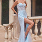 Strapless Sweetheart Neckline Gown by Cinderella Divine CB136 - Special Occasion