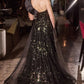 One Shoulder Layered Tulle Gown By Ladivine CB157 - Women Evening Formal Gown - Special Occasion/Curves