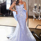 Beaded Scoop Neckline Gown By Ladivine CB167 - Women Evening Formal Gown - Special Occasion
