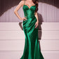 Glitter Sweetheart Neckline Gown by Cinderella Divine CC2397 - Special Occasion