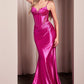 Glitter Sweetheart Neckline Gown by Cinderella Divine CC2397 - Special Occasion