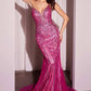 Strapless Embellished Mermaid Gown by Cinderella Divine CC6018 - Special Occasion