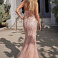 Strapless Sweetheart Neckline Gown By Ladivine CC8885 - Women Evening Formal Gown - Special Occasion