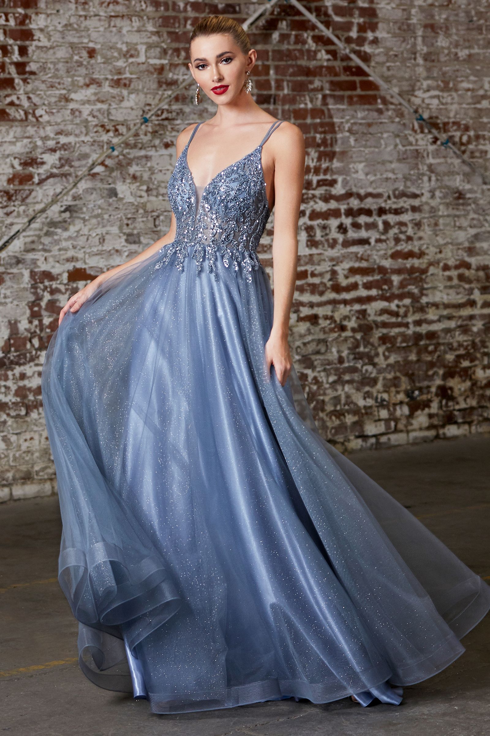 A-Line Layered Ariststyles Special Divine Dress by CD0154- Tulle Cinderella – Occa 