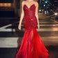 Strapless Sequin Mermaid Gown By Ladivine CD0214 - Women Evening Formal Gown - Special Occasion
