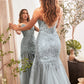 Strapless Sequin Mermaid Gown By Ladivine CD0214 - Women Evening Formal Gown - Special Occasion