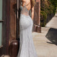 Sweetheart Neckline Sheath Gown By Ladivine CD2420 - Women Evening Formal Gown - Special Occasion