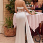 Fitted Satin Strapless Sheath Bridal Gown by Ladivine CD269W