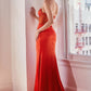 Daisy Embellished Strapless Corset Gown By Ladivine CD295 - Women Evening Formal Gown - Special Occasion