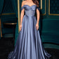 Off The Shoulder Sweetheart A-Line Gown By Ladivine CD297 - Women Evening Formal Gown - Special Occasion