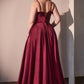 Sweetheart Neckline A-Line Gown By Ladivine CD337C - Women Evening Formal Gown - Curves