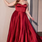 Sweetheart Neckline A-Line Gown By Ladivine CD337C - Women Evening Formal Gown - Curves