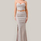 Glitter Sweetheart Two Piece Gown by Cinderella Divine CD350 - Special Occasion