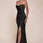 Strapless Scoop Neckline Sheath Gown by Cinderella Divine CD355 - Special Occasion