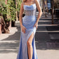 Fitted Hot Stone Corset Bodice Gown by Cinderella Divine CD380 - Special Occasion