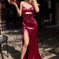 Strapless Sweetheart Cut Out Neckline By Ladivine CD381 - Women Evening Formal Gown - Special Occasion