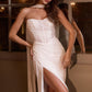 Strapless Scoop Neckline Bridal Gown by Cinderella Divine CD383W