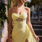 Strapless Sweetheart Neckline Gown By Ladivine CD384 - Women Evening Formal Gown - Special Occasion