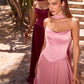 Strapless Curved A-Line Gown By Ladivine CD386 - Women Evening Formal Gown - Special Occasion