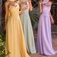 Strapless Curved A-Line Gown By Ladivine CD386 - Women Evening Formal Gown - Special Occasion
