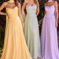 Strapless Curved A-Line Gown By Ladivine CD386 - Women Evening Formal Gown - Special Occasion