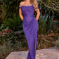 Fitted Off Shoulder Sheath Gown By Ladivine CD387 - Women Evening Formal Gown - Special Occasion