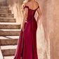 Off Shoulder Neckline Sheath Gown By Ladivine CD393 - Women Evening Formal Gown - Special Occasion/Curves